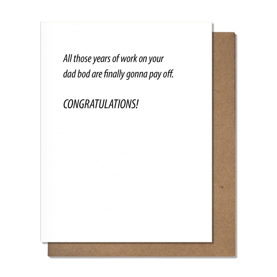 Dad Bod - Baby Card