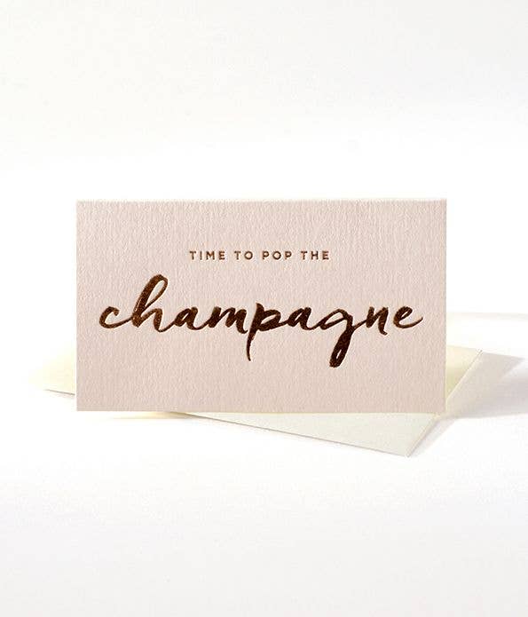 Champagne Mini Note