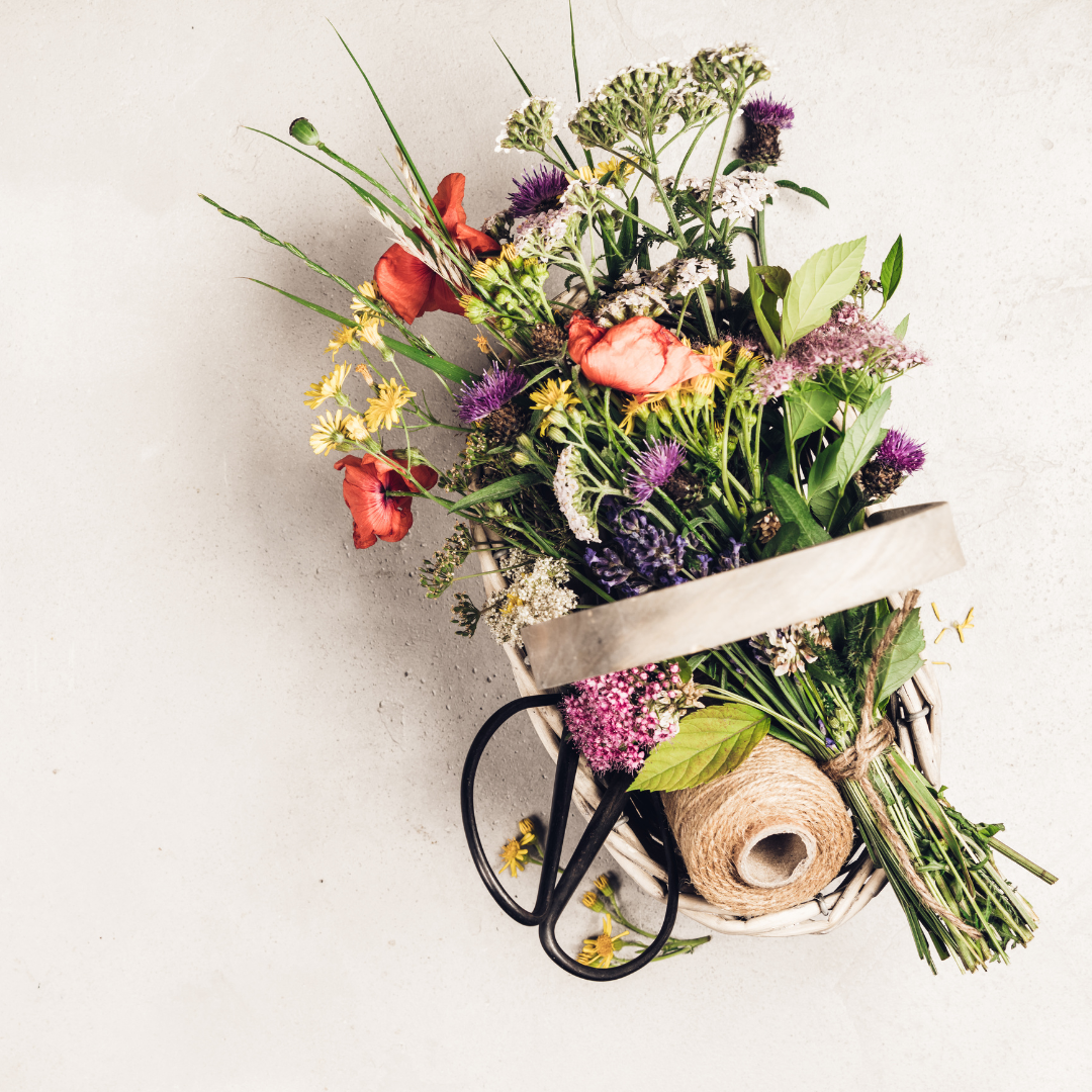 hantied floral arrangement