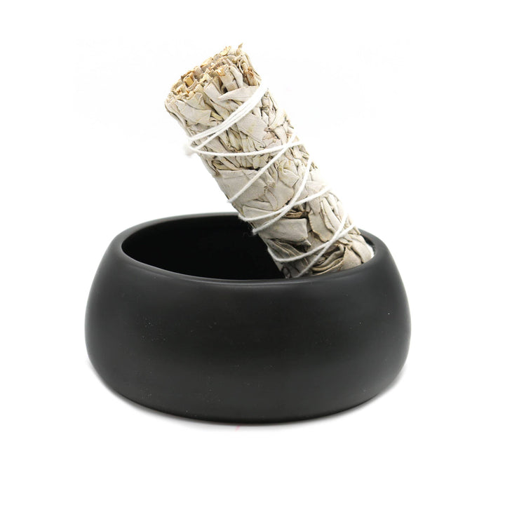 Ceramic Palo Santo Burner Bowl - Black