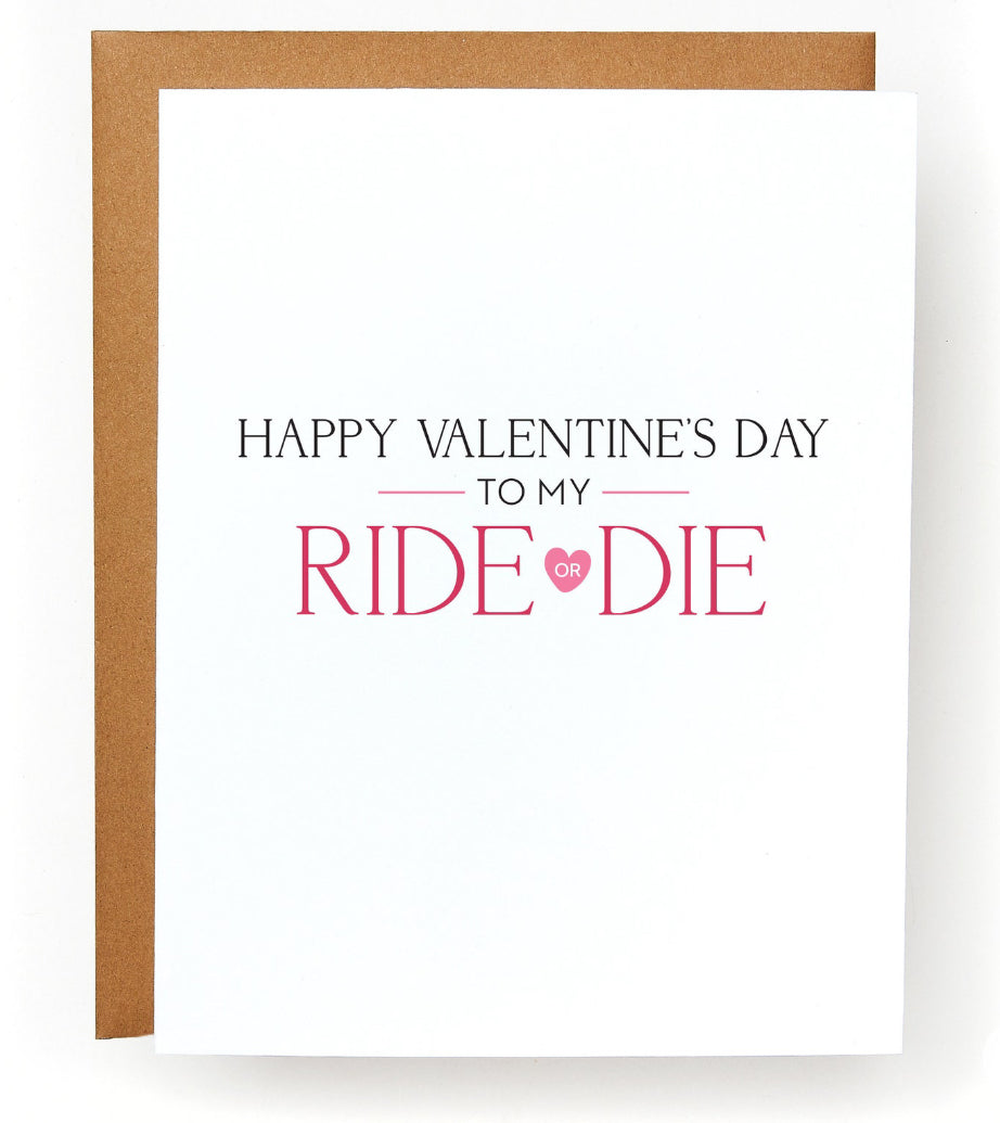 My Ride or Die Greeting Card